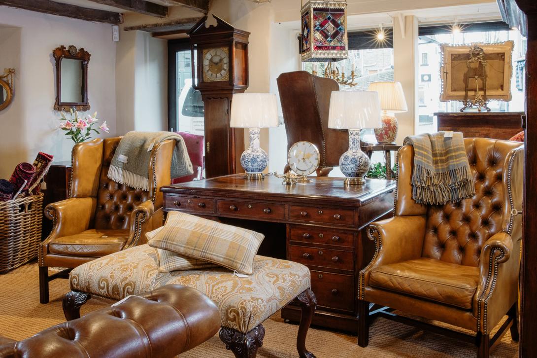 Inside the shop