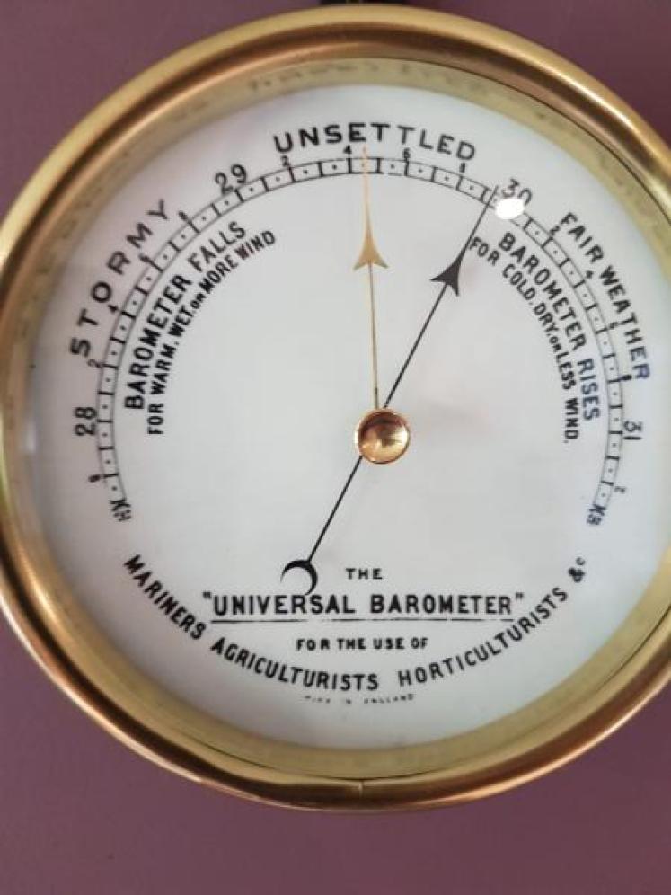 Superb Victorian Universal Horticulturalists Barometer - Image 2