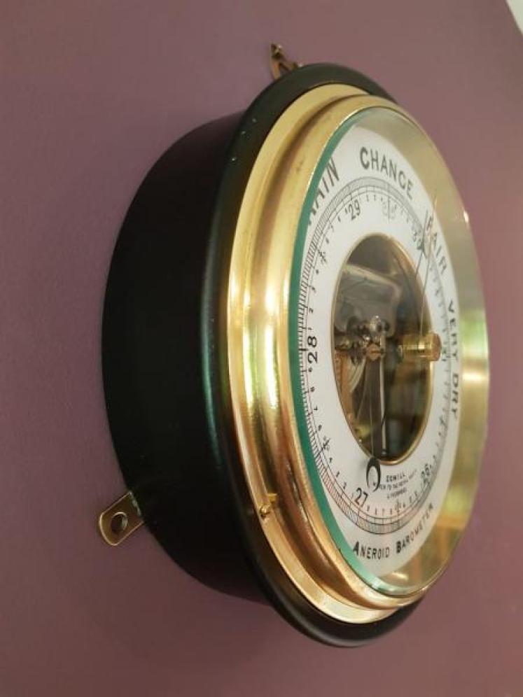 Antique Royal Navy Barometer by Sewill of Liverpool - Image 4