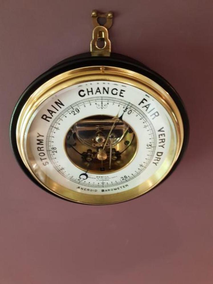 Antique Royal Navy Barometer by Sewill of Liverpool - Image 5