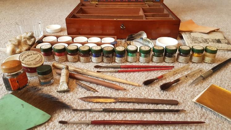Victorian Artists Paint Box - Image 2