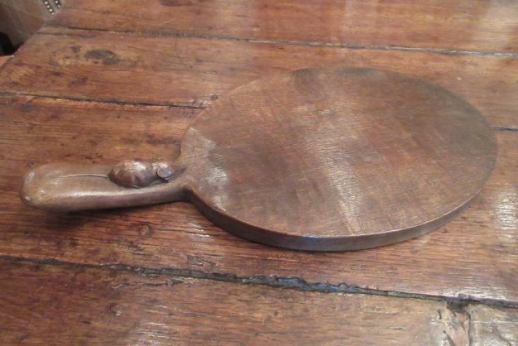 Mouseman Adzed Oak Cheeseboard - Image 1