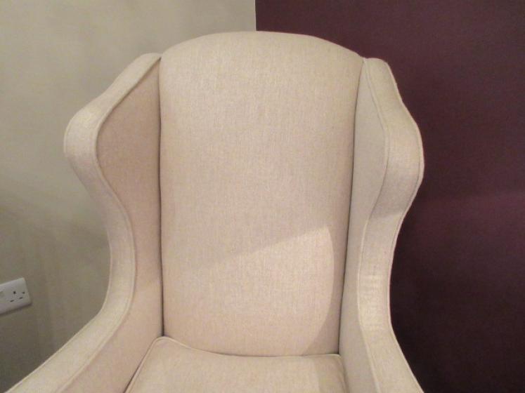 Antique George III Style Wing Back Armchair - Image 2