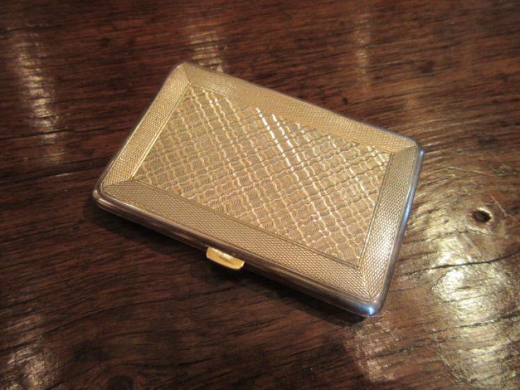 Immaculate Art Deco Silver Enamel Card Case - Image 5