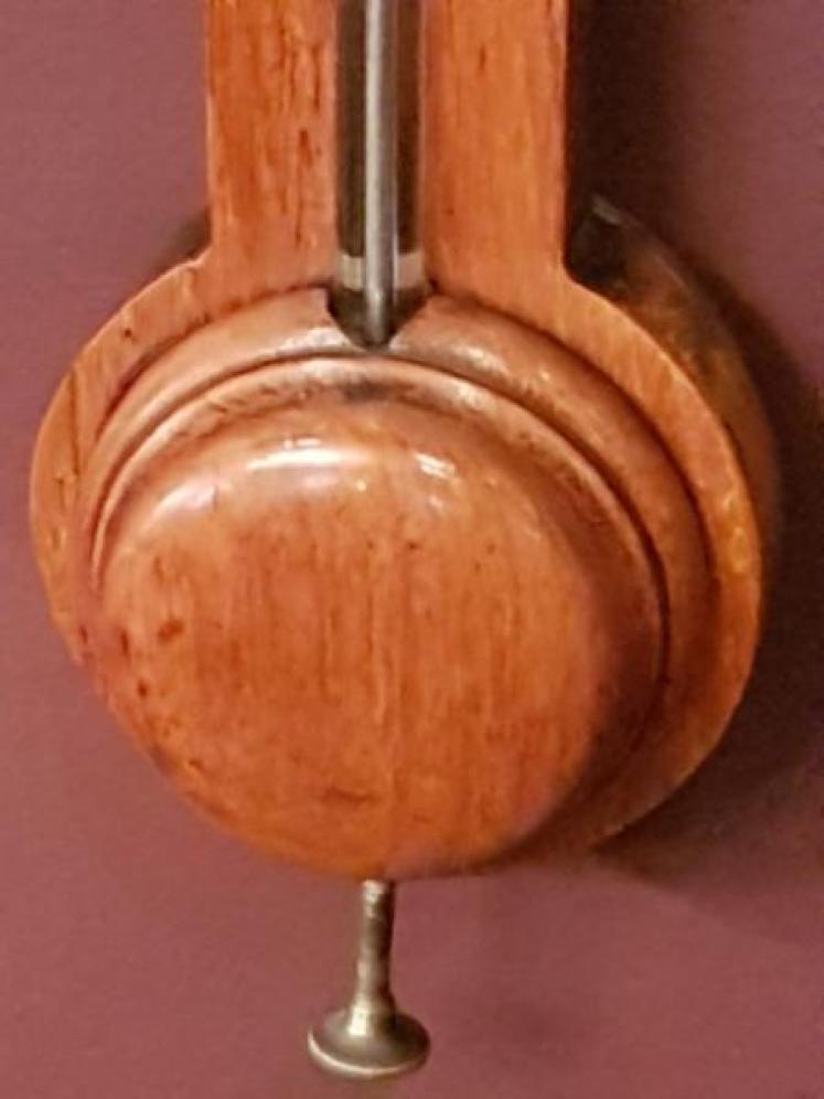 Victorian Oak Negretti and Zambra Stick Barometer - Image 5