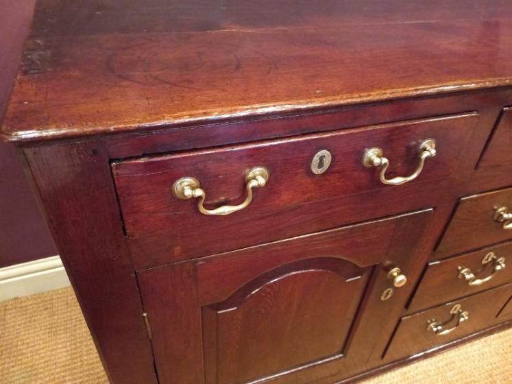 Superb Mid Georgian Period Oak Yorkshire Dales Dresser - Image 4