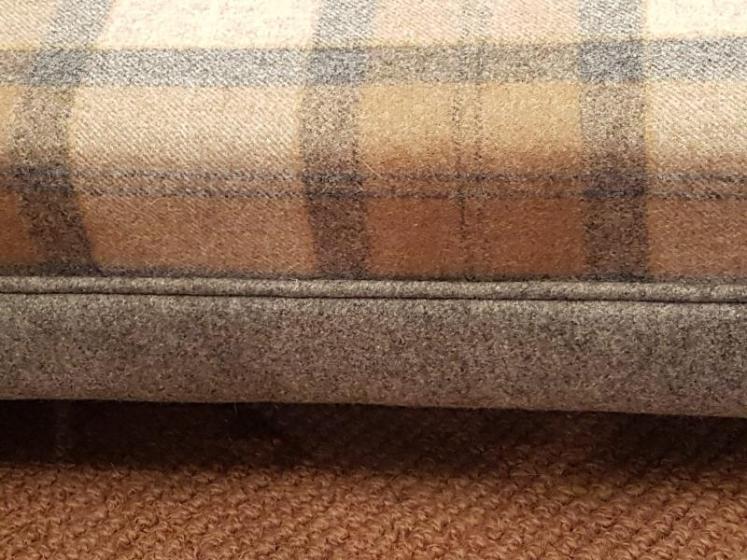 Victorian upholstered Low Foot Stool - Image 5