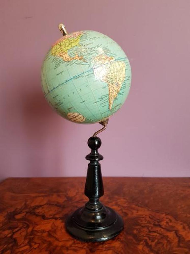 Rare 1930's 4" Phillips Geographic Globe  - Image 1