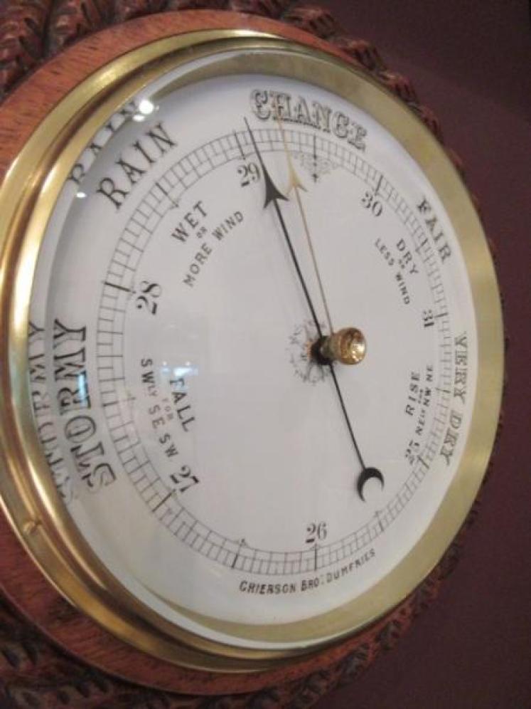 Large Victorian Antique Dumfries Barometer - Image 3