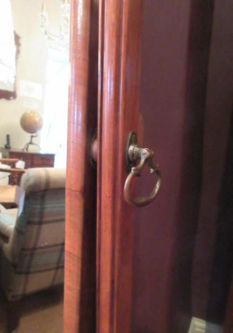 Victorian Antique Walnut Cheval Mirror - Image 5