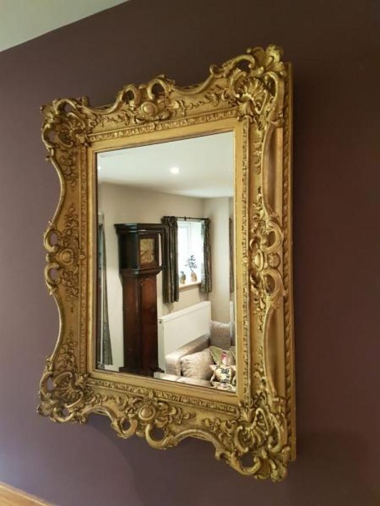 Outstanding Quality Antique Victorian Timber Gilt Mirror - Image 1