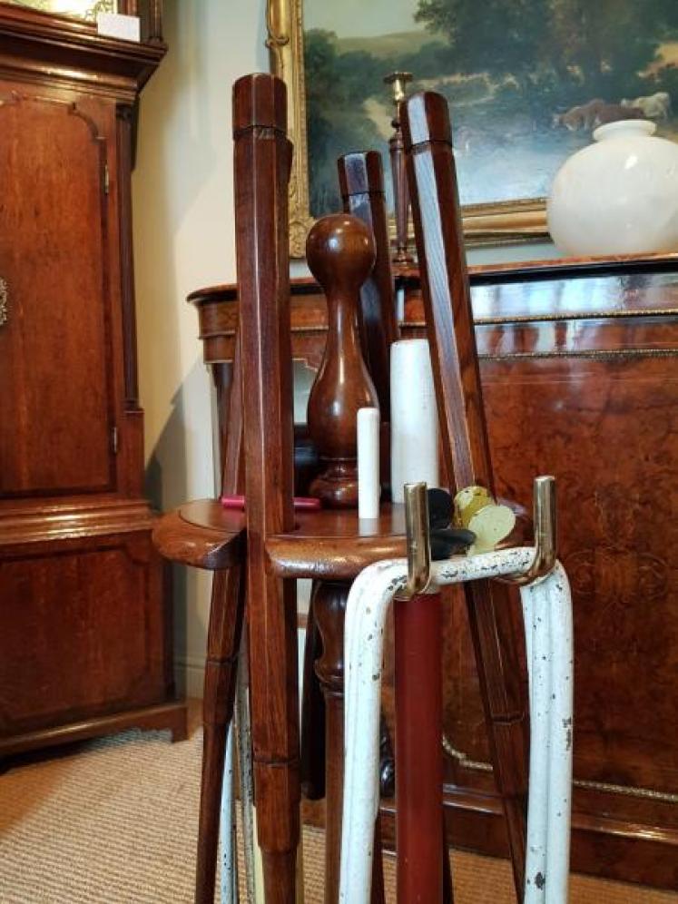 Superb Victorian Mahogany Croquet Stand - Image 3