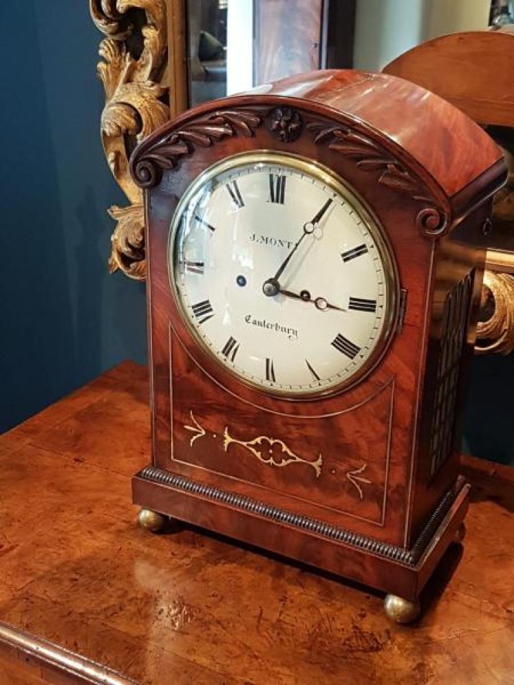 William IV Period Antique Double Fusee Bracket Clock - Image 1