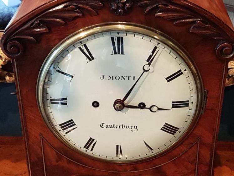 William IV Period Antique Double Fusee Bracket Clock - Image 2