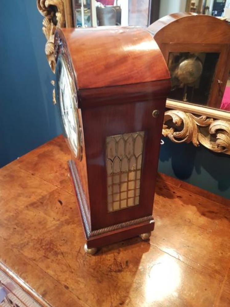 William IV Period Antique Double Fusee Bracket Clock - Image 4