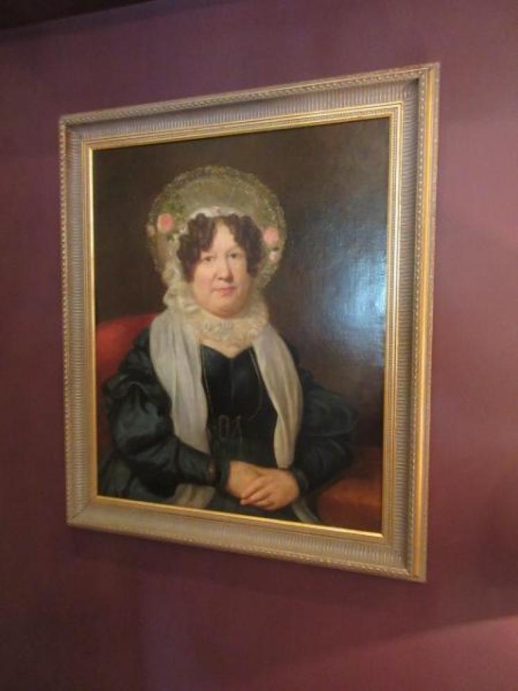 Mid Victorian Antique Oil on Canvas Portrait of a Lady - Image 1