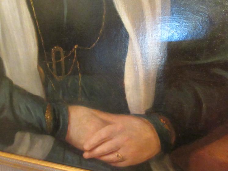 Mid Victorian Antique Oil on Canvas Portrait of a Lady - Image 3