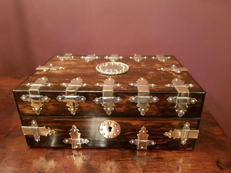 Superb Antique Victorian Caromandel Jewel Box - Image 1