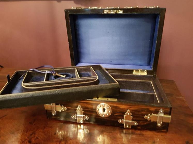 Superb Antique Victorian Caromandel Jewel Box - Image 3