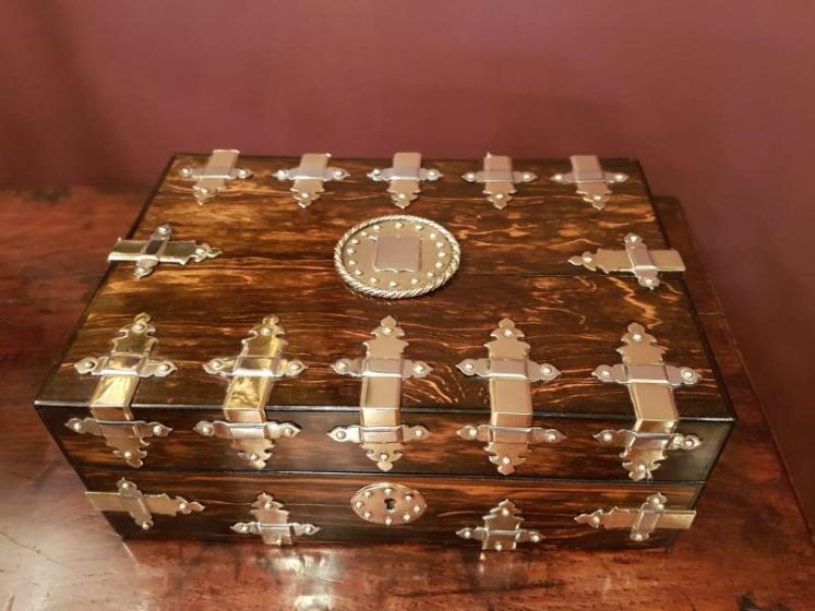 Superb Antique Victorian Caromandel Jewel Box - Image 5