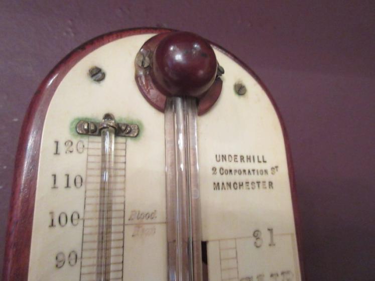 Slim Mid Victorian Antique Manchester Stick Barometer - Image 3