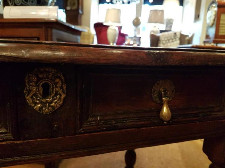 Antique George I Period Oak Side Table - Image 3