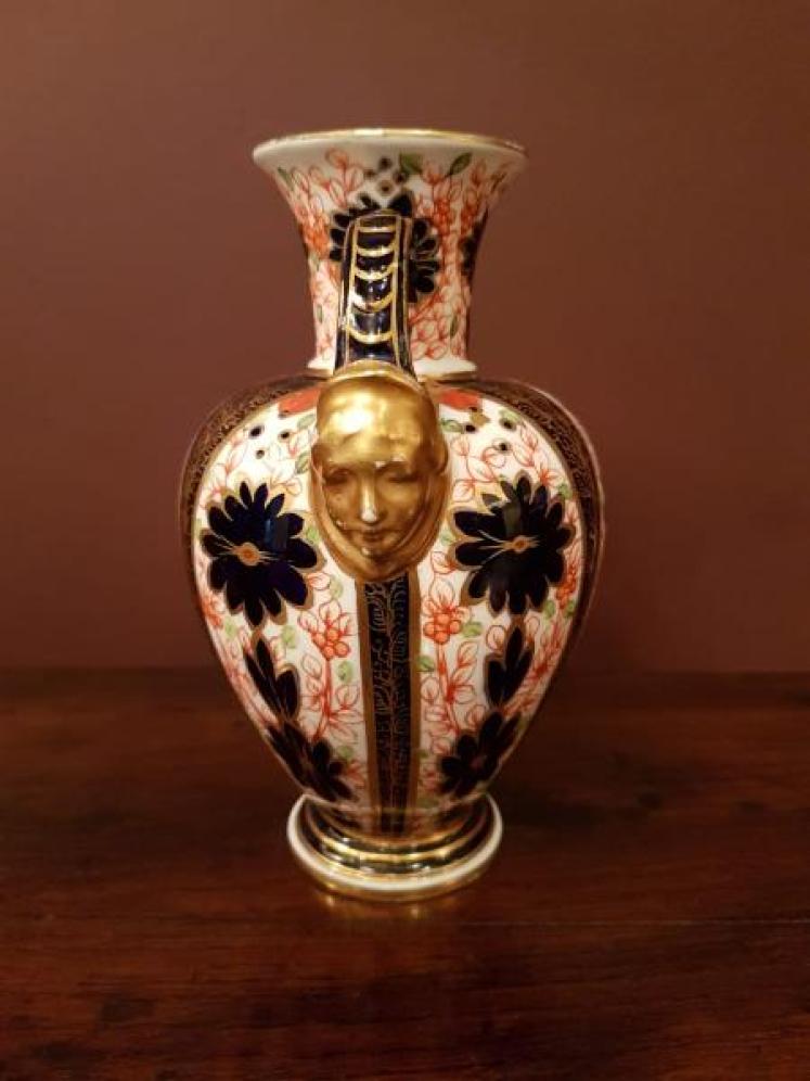 Antique Victorian Royal Crown Derby Imari Vase - Image 3