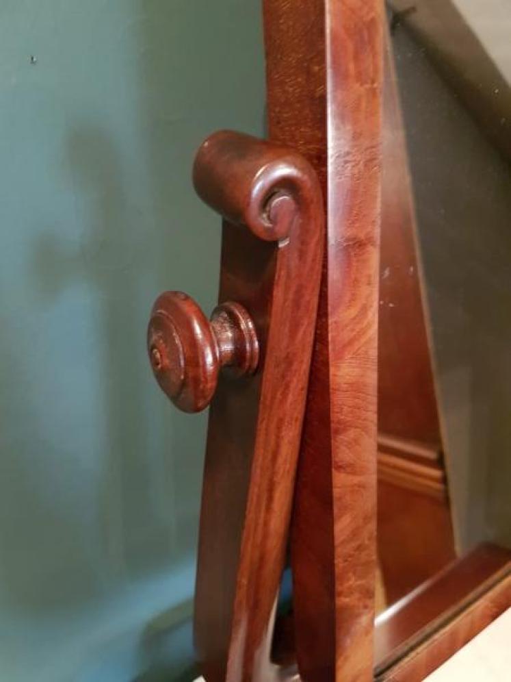 Unusual William IV Period Marble Topped Toilet Mirror - Image 3