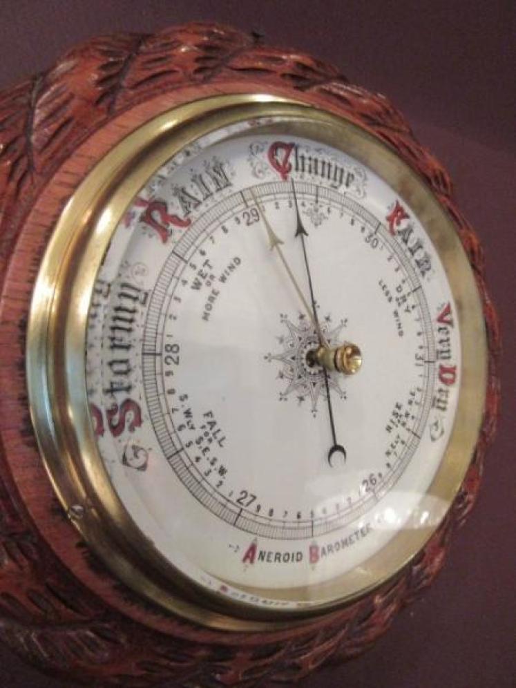 Mid Victorian Antique Ship's Barometer - Image 2