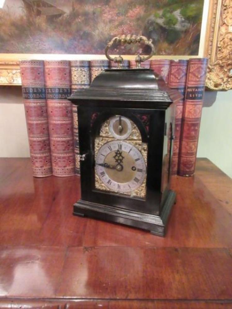 Small 19th Century London Double Fusee Bracket Clock - Image 1