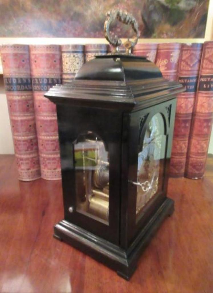 Small 19th Century London Double Fusee Bracket Clock - Image 4