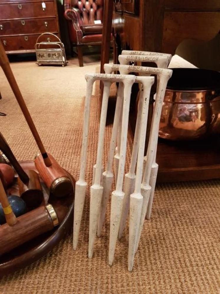 Antique Jacques Of London Croquet Stand - Image 4