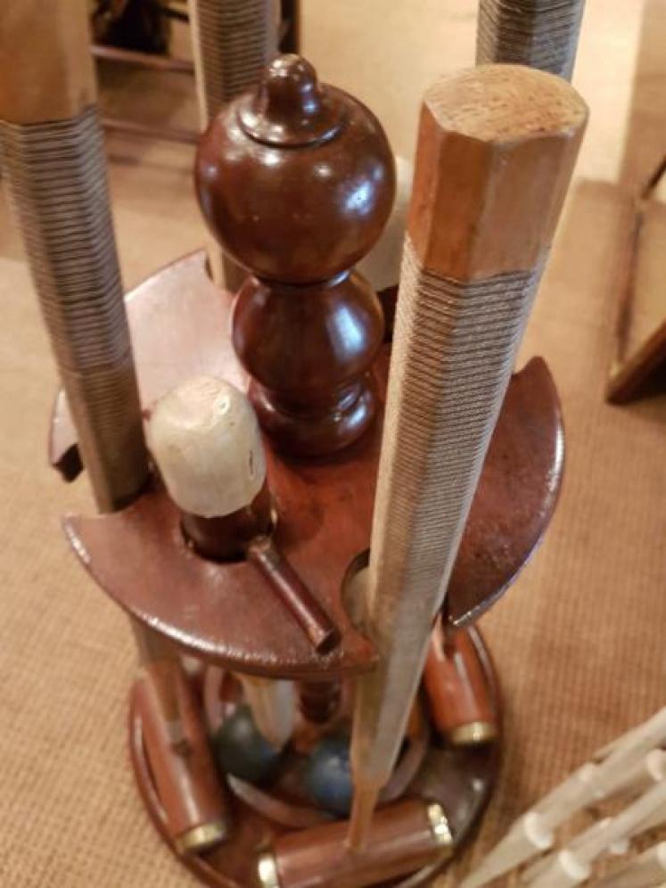 Antique Jacques Of London Croquet Stand - Image 5