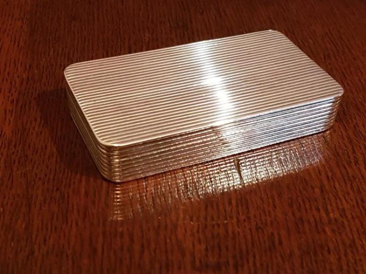 Antique Silver Table Snuff Box - Image 1