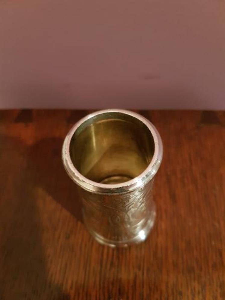 Engraved Silver Spirit Measure - Image 4
