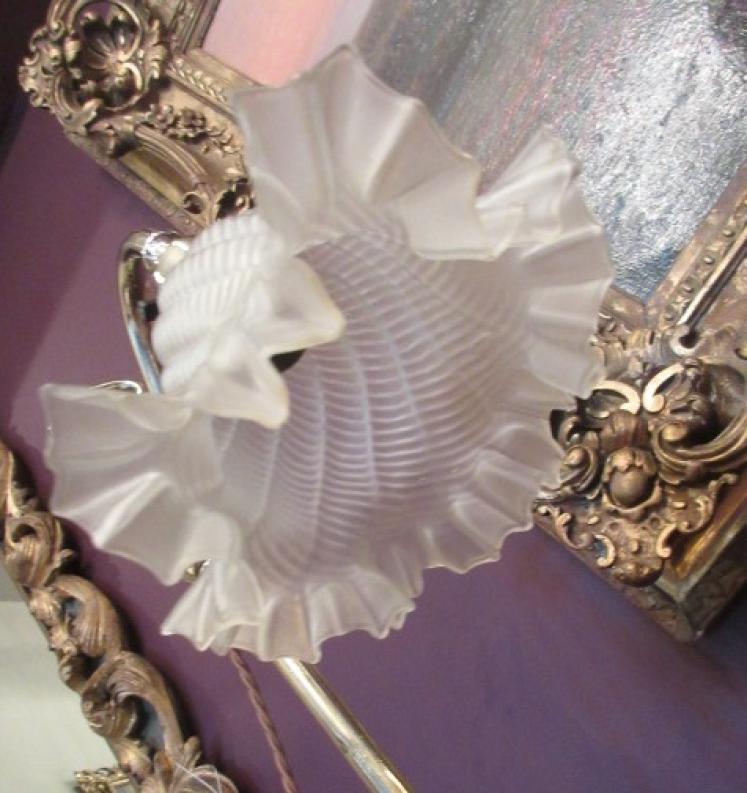 Edwardian Period Rise & Fall Table Lamp - Image 4