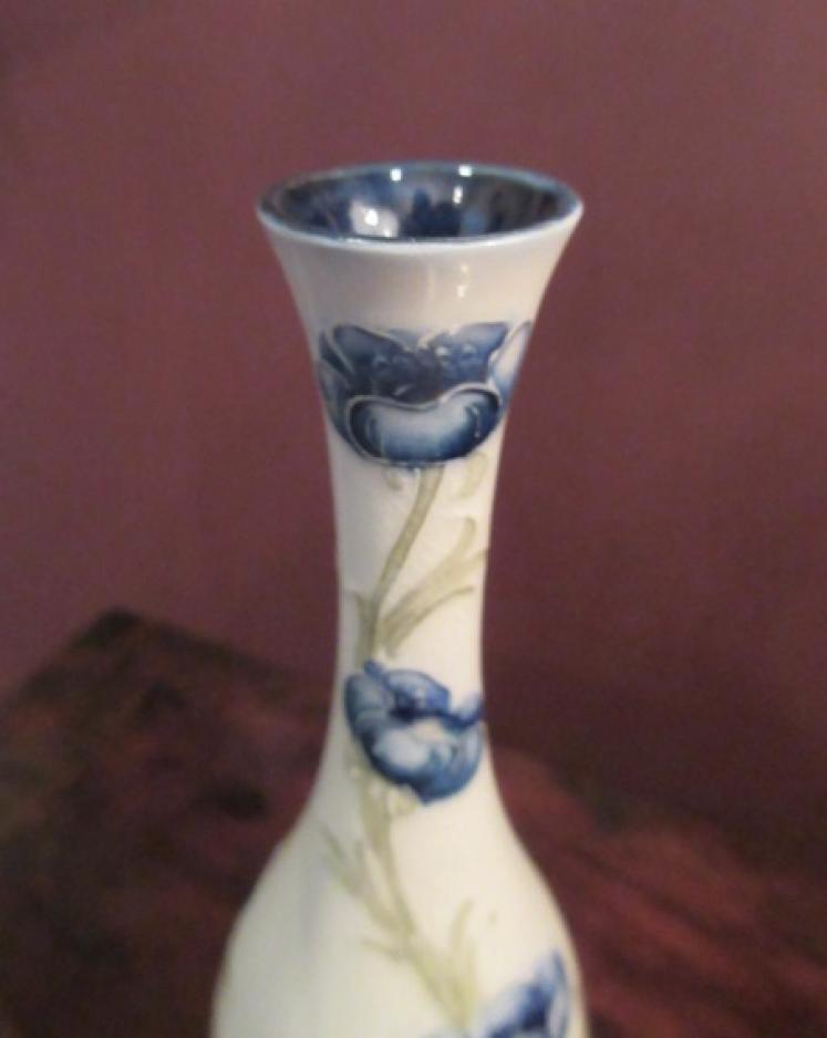 McIntyre Moorcroft Florian Ware Poppies Vase - Image 3