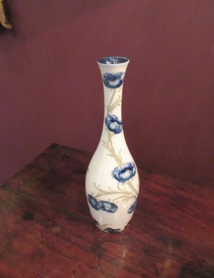 McIntyre Moorcroft Florian Ware Poppies Vase - Image 5