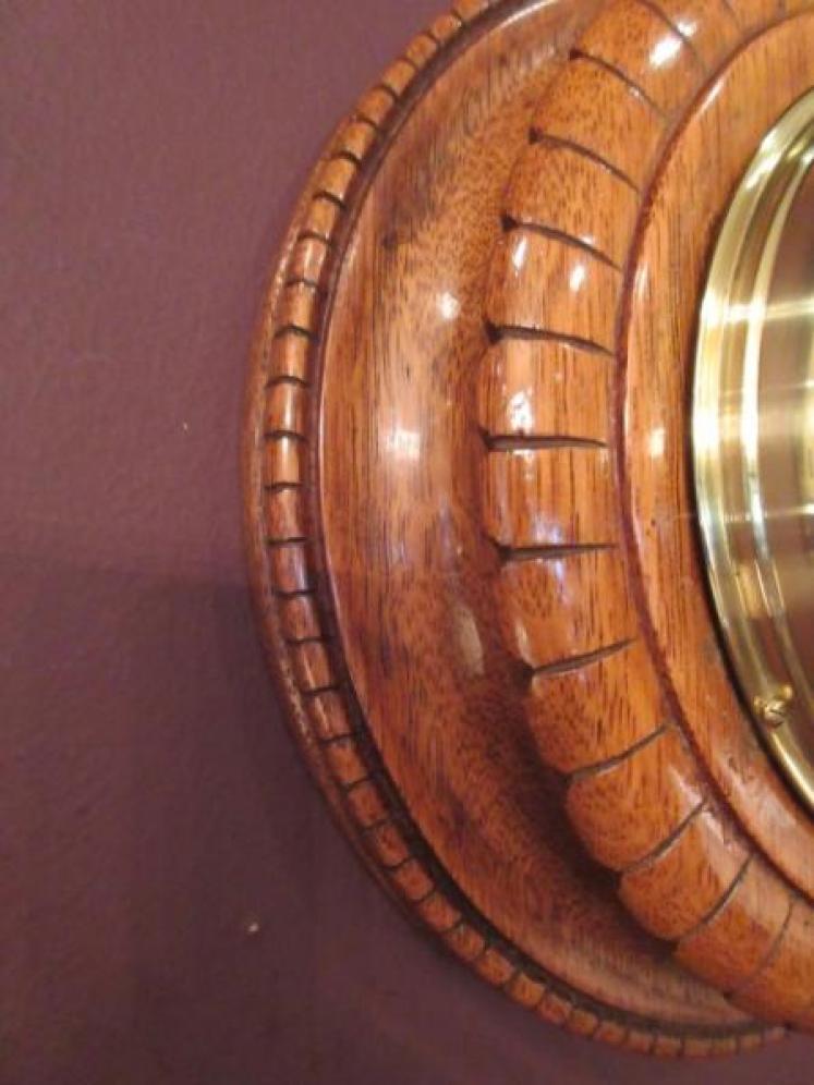 Mid Victorian Polished Oak Negretti & Zambra Barometer - Image 3