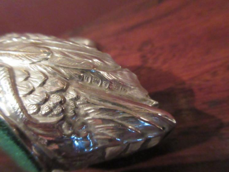 Large Edwardian Antique Silver 'Swan' Pin Cushion - Image 4