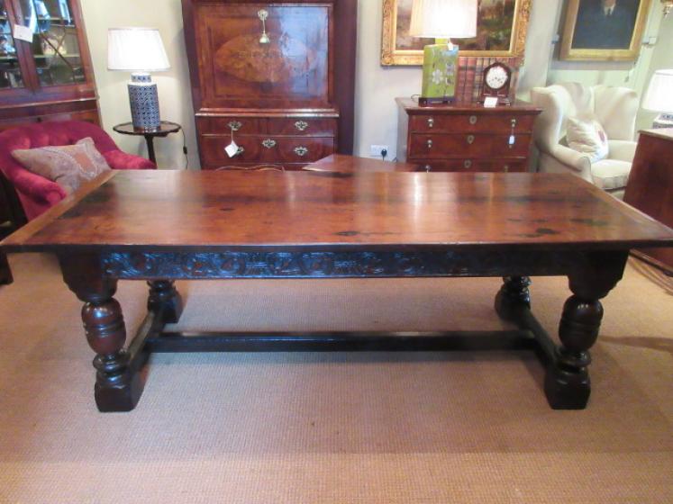 Superb George I Period Oak Refectory Table - Image 5