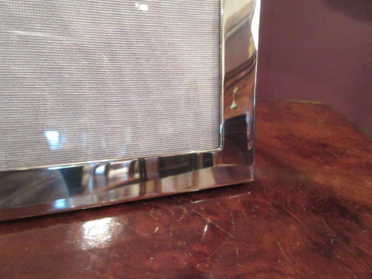 Large Edwardian Antique Silver Photo Frame - Image 2