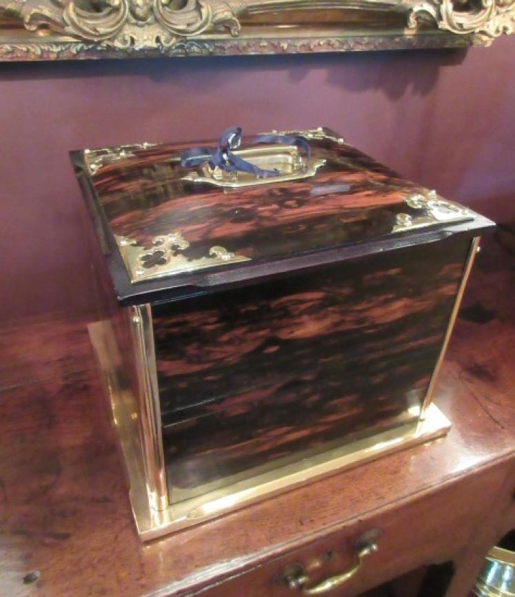 Superb Mid Victorian Coromandel Secret Drawer Box - Image 5