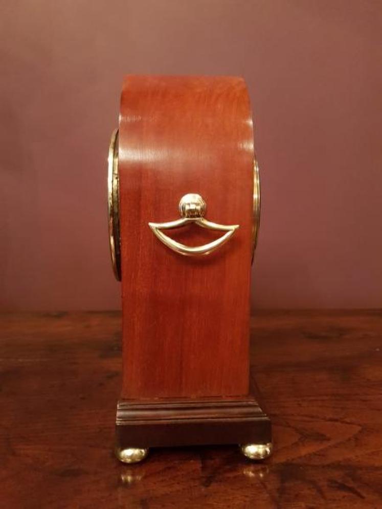 Late Victorian Harrods of London Inlaid Mantel Clock - Image 4