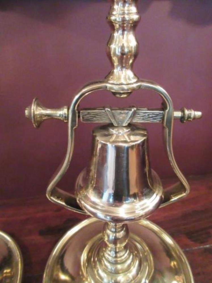 Superb Pair of Georgian Brass Tavern Candlesticks - Image 3