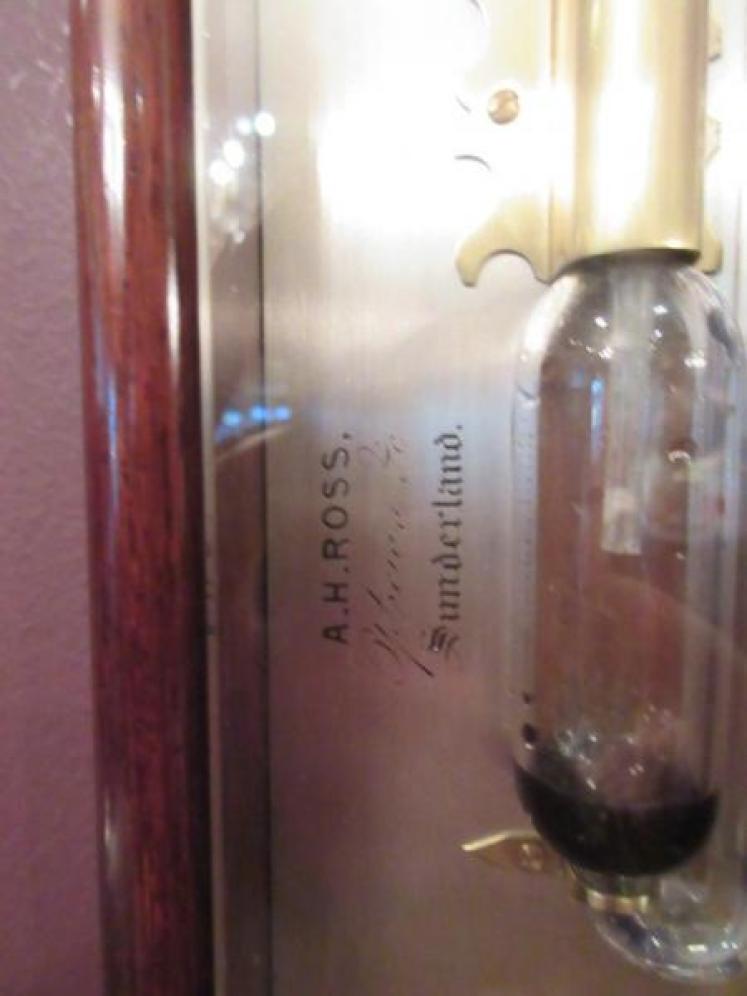 Superb Early Victorian Rosewood Improved Air Sympiesometer - Image 3