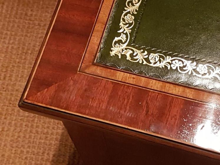 Fine Antique Sheraton Inlaid Writing Desk - Image 3