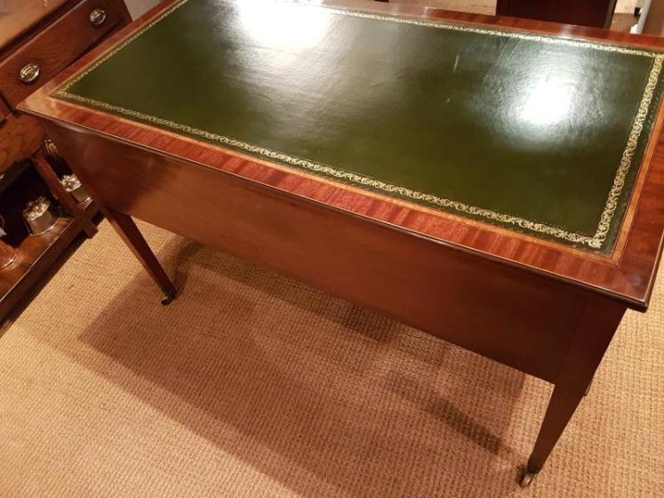 Fine Antique Sheraton Inlaid Writing Desk - Image 4