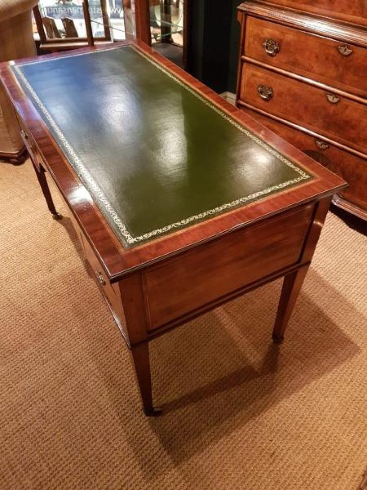 Fine Antique Sheraton Inlaid Writing Desk - Image 5