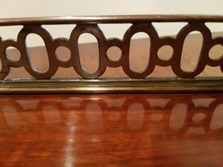 Victorian Solid Mahogany Book Stand - Image 3
